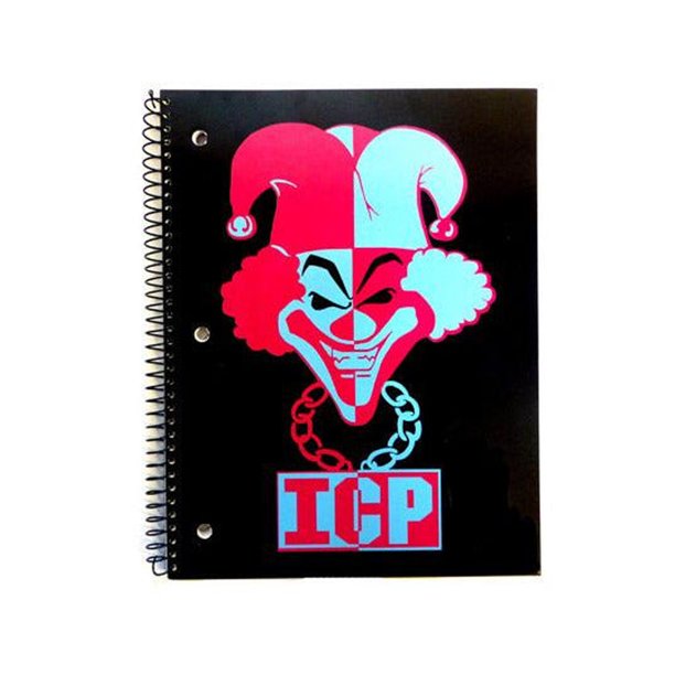Insane Clown Posse - Journal Diseño Bufón de la corte (Negro, Rojo, Azul)