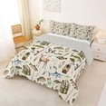 thumbnail image 2 of Erosebridal Hunting and Fishing Full Size Comforter Sets, Rustic Farmhouse Lodge Cabin Bedding Sets, Gray Reversible, 1 Comforter and 2 Pillowcases, 2 of 6