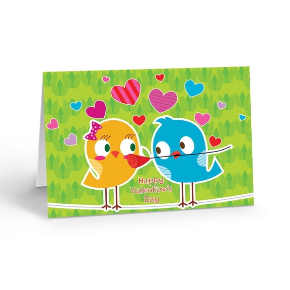 Stonehouse Collection | Cute Loving Bird Valentine Cards | Adorable Kids Bird Valentine's Day Cards | Loving Greeting Cards (Loving Birds)