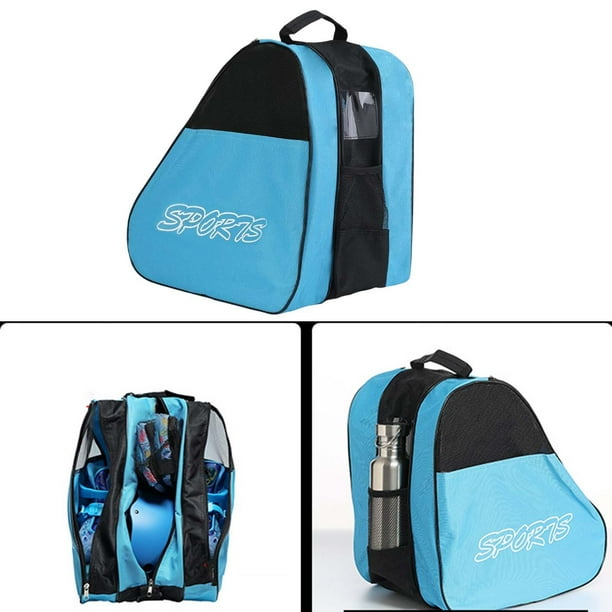 2Pcs Portable Skating Shoes Bag ,Ice Skating Bag Adjustable