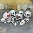 thumbnail image 3 of Realistic Halloween Skull Decoration Spooky Haunted House Prop with Bloody Details for Parties & Events, 3 of 6
