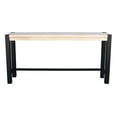 thumbnail image 5 of International Concepts Solid Wood Tall Accent Table with Iron Legs, 5 of 6