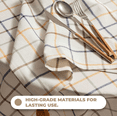 thumbnail image 5 of MyHome Country Napkin 2 Pieces Set, Cotton Napkins, Elegant Table Napkins, Dining table decoration, napkin accessory, Madison, Multicolor, 45x45 Cm, 5 of 6