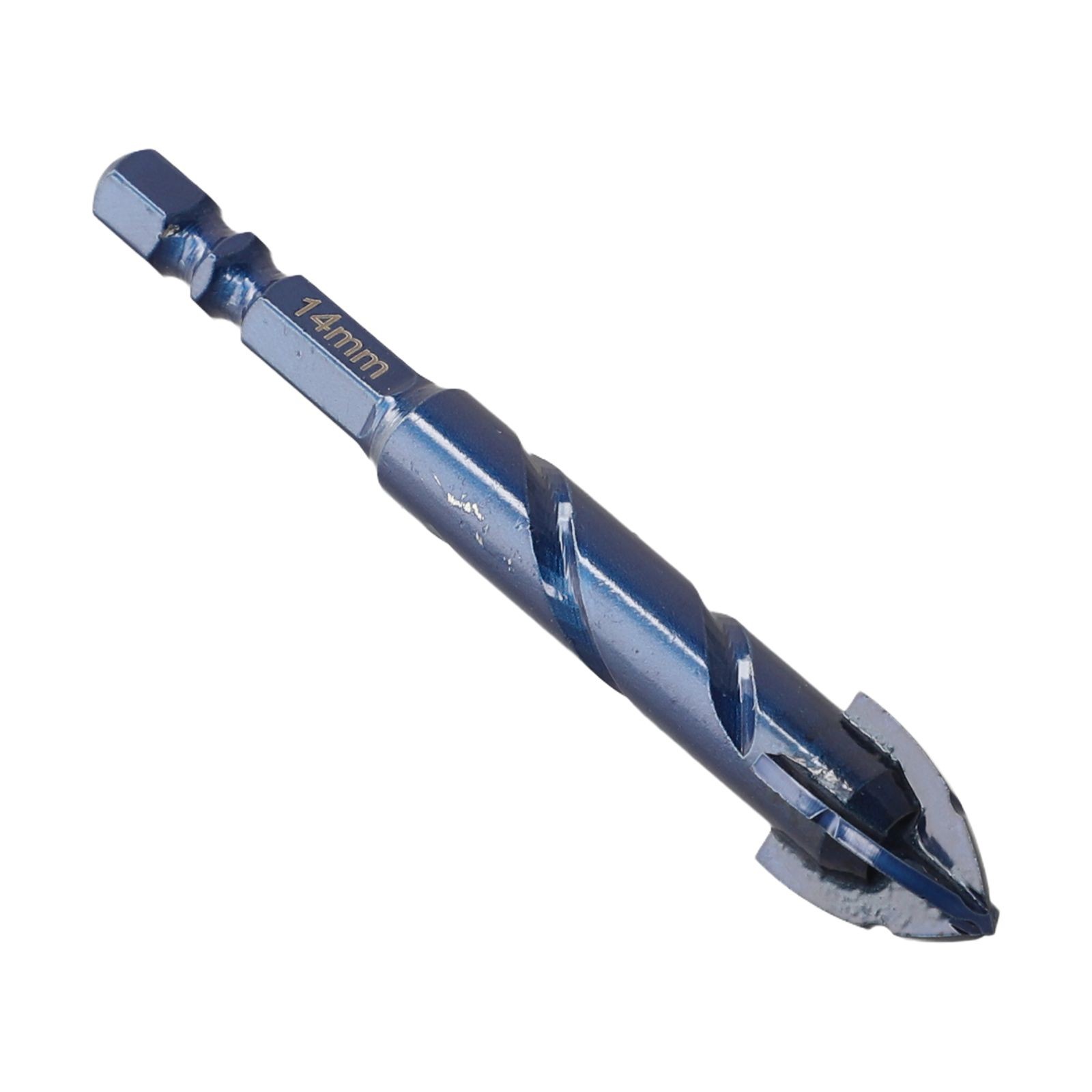 yaaqii 10pcs Masonry Drill Bit Set Eccentric Drill Bits for Glass Tile Wood Punching