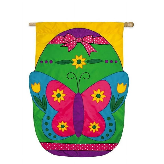 Flag, House Size Flag, Butterfly Egg