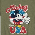 thumbnail image 3 of Disney - Americana - Mickey Mouse USA Flag - Toddler And Youth Short Sleeve Graphic T-Shirt, 3 of 5