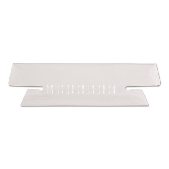Pendaflex Transparent Colored Tabs For Hanging File Folders, 1/3-Cut, Clear, 3.5" Wide, 25/Pack