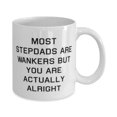 thumbnail image 2 of Inspire Stepdad 11oz Mug, Most Stepdads Are Wankers But You Are Actually Alright, Present For Father, Useful Gifts From Son, Funny stepdad mug, Funny stepdad gift, Funny mug, Funny gift, 2 of 2