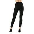 thumbnail image 3 of MeMoi Harley Shaping Ribbed Leggings - Womens - Female (Large/X-Large, Black), 3 of 3
