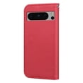 thumbnail image 4 of SaniMore for Google Pixel 8 Pro Case, PU Leather Flip Folio Cover with Stand, Card Slots, [Lovely Pet Magnetic Clasp] Full Protetcion Shockproof TPU Wallet Shell for Google Pixel 8 Pro, Red, 4 of 10