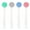 Multicolor, variant on GIXUSIL Silicone Back Scrubber for Shower, Gray Back Washer Brush Long Handle with Soft Bristles, Bath Body Shower Exfoliator Brush for Men and Women, BPA Free, Non-Slip
