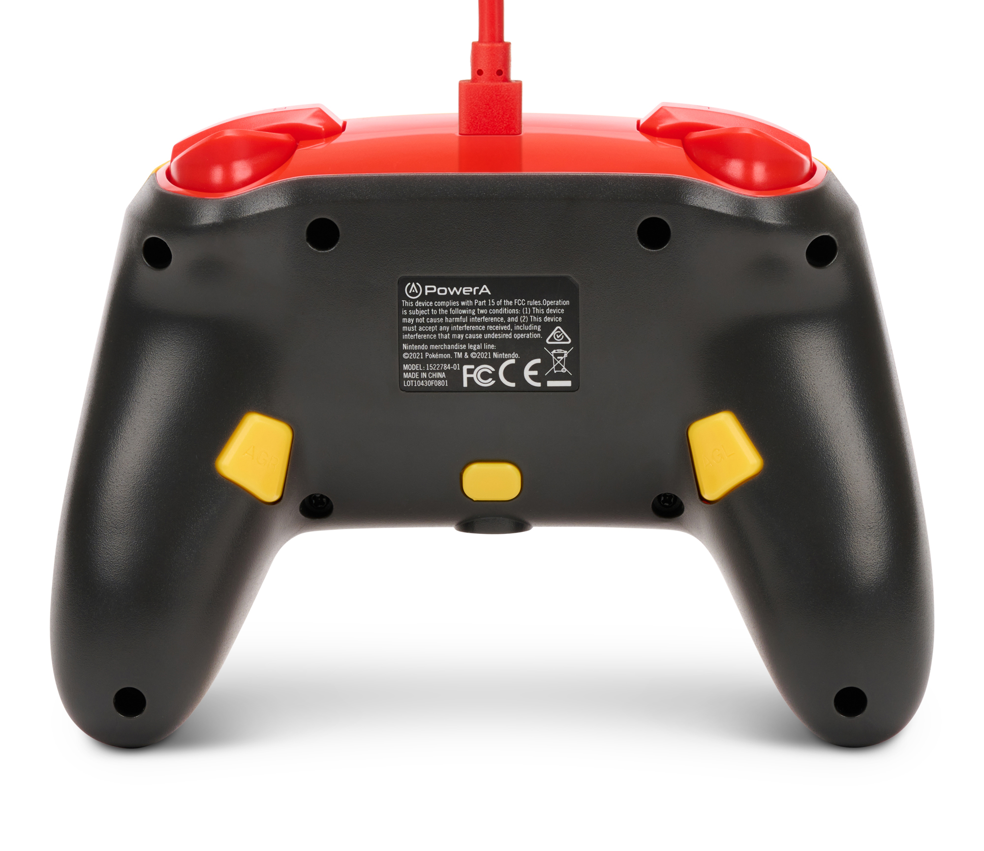 PowerA Enhanced Wired Controller for Nintendo Switch - Oran Berry Pikachu - image 3 of 9