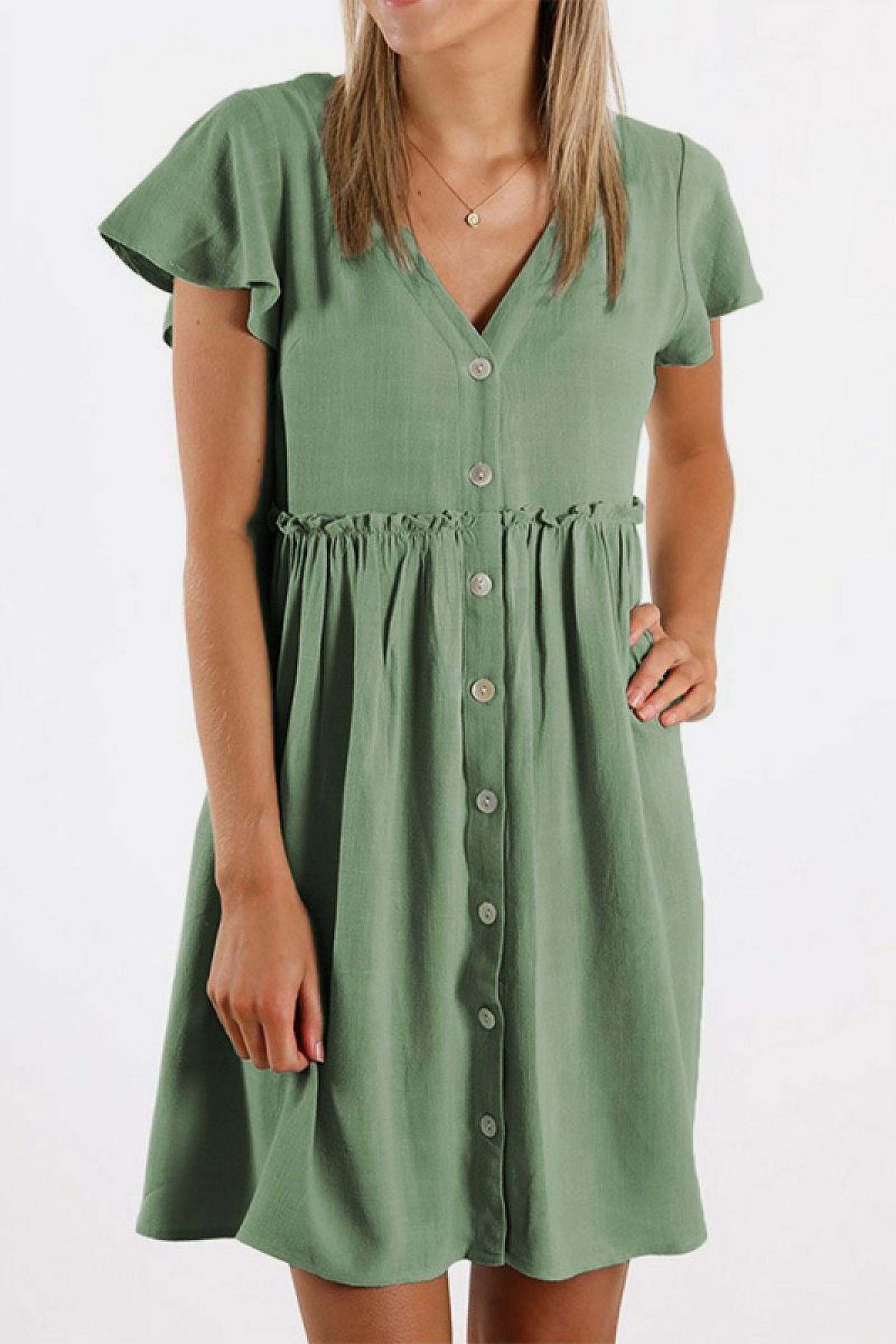 Young Women's Juniors Flutter Sleeve 