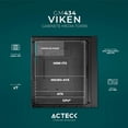 thumbnail image 3 of Gabinete ACTECK VIKEN GM434 ATX Media Torre Fuente 500W Cristal Templado Negro AC-935692, 3 of 6