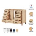 thumbnail image 2 of Ariel Cambridge 48 Inch Single Sink Base Cabinet In Oak, 2 of 10