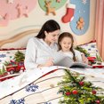 thumbnail image 5 of Manfei Modern Xmas Christmas Tree 7-Piece Twin Bedding,Winter Holiday Bedding Comforter Set,Xmas Reversible, 5 of 7