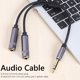 thumbnail image 4 of Injueey Cable de extensión macho a hembra de 6,35mm a 2 de 6,5mm, par de cables de extensión de PC Digital, conector profesional, Cable Cables de audio/vídeo, 4 of 6