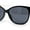 Black Gold - Black, variant on SA106 Wire Metal Temple Tip Oversize Cat Eye Horn Rim Sunglasses Black Silver