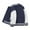 Dark Blue, variant on Splozh Toddler Girls Boys Fleece Jacket Thin Jacket Kids Comfortable Baseball Jackets Boys Girls Jacket Lightweight Plain Button Casual Coat Purple,18-24 Months