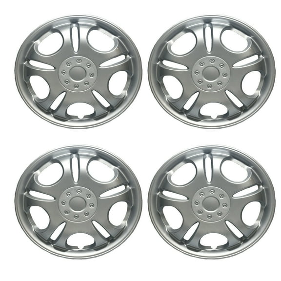 Universal Wheel Cover ABS Wheel Skins 941 Set Hub Caps Silver 14'' -Set of 4