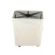 thumbnail image 3 of Corner Slim Foldable Oxford Cloth Laundry Basket Bin Mesh Drawstring Dirty Clothes Hamper with 4 Support Rods Universal Wheels--Beige, 3 of 5