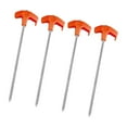 thumbnail image 2 of 4 estacas atornilladas para tienda de campaña, estacas de tierra, clavijas hexagonales, estacas para tienda de campaña perforables para toldos, 2 of 9