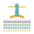 thumbnail image 1 of Juegos de matemáticas de equilibrio de monos, juguetes de conteo de equilibrio de mono, vástago de aprendizaje de matemáticas Montessori, herramienta, 1 of 10