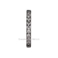 thumbnail image 2 of Solid Titanium Eternity Ring round CZ around Size 4 - 9, 2 of 6