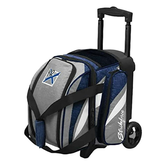 KR Cruiser Single Roller Bowling Bag- Grey/Navy