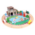 thumbnail image 2 of Juguete de vía férrea para niños Kit de construcción de ciudad ocupada Vías de  para rompecabezas Juguete Edad 3 CUTICAT Juguetes de vía férrea, 2 of 8