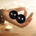 thumbnail image 4 of GAXIRE 2Pcs Portable Black Wood Handballs for Stress Relief and Hand Muscle Exercise, 4 of 6