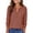 Caramel, variant on Blouses for Women Waffle Knit Long Sleeve Shirts Casual Button Up Henley V Neck Tunic Tops Basic Tees