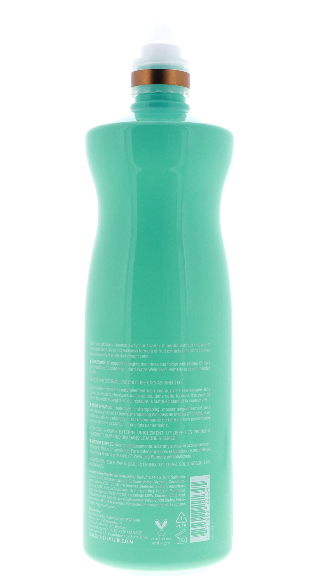Malibu Hard Water Wellness Shampoo, 33.8 oz