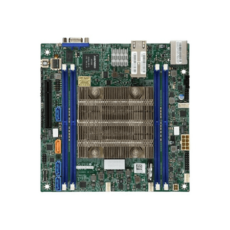 Supermicro MBD-X11SDV-12C-TLN2F-O X11SDV-12C-TLN2F - Motherboard - mini ITX - Intel Xeon D-2166NT - USB 3.0-2 x 10 Gigabit LAN - onboard (Best Motherboard With Onboard Graphics)