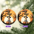 thumbnail image 2 of Trick or Treat Golden Retriever Needs Candy Happy Halloween Night Ceramic Round Ornament Goldens Dog Lover Gifts Idea Home Tree Decor - 02020, 2 of 5