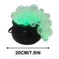 thumbnail image 3 of Witch Jar Bubbling Cauldron Set, Easy DIY Glowing Bubble Witch's Cauldron, Light up Witches Bubbling Cauldron, Bubbling Cauldron with Clear Ornaments, Halloween Party Indoor Witch Prop Decor, 3 of 7