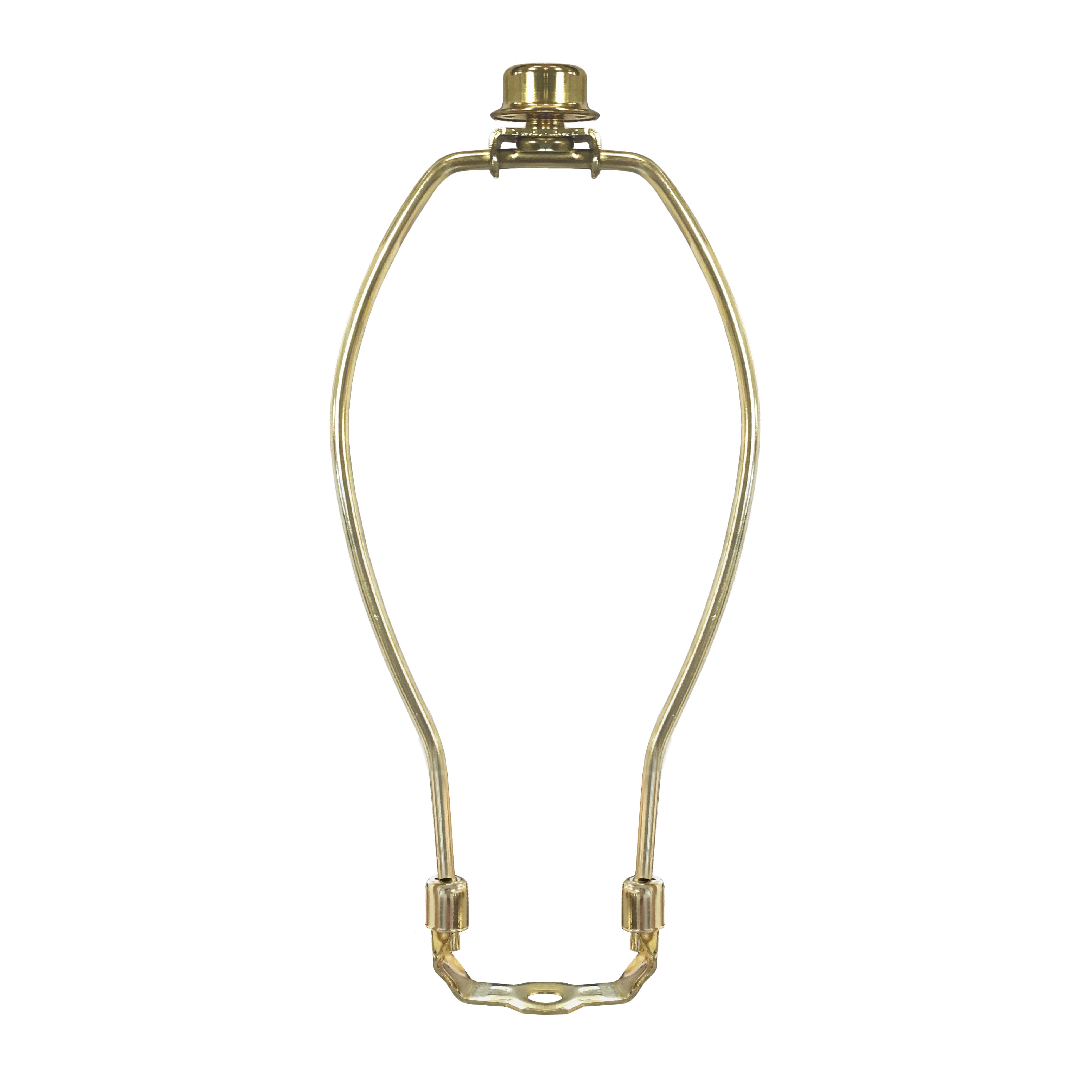 New 12" Brass Lamp HARP Shade Holder w/Base for Lamp Repair Regular weight 