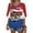 Dark Blue 3/4 Sleeve, variant on Usa Soccer Cup Soccer Jersey 2026 for Women 3/4 Sleeve Country Name Print Casual Shirts V Neck Classic Soccer 2026 Shirt Spain Brazil Argentina France Germany Portugal Dark Blue 2XL
