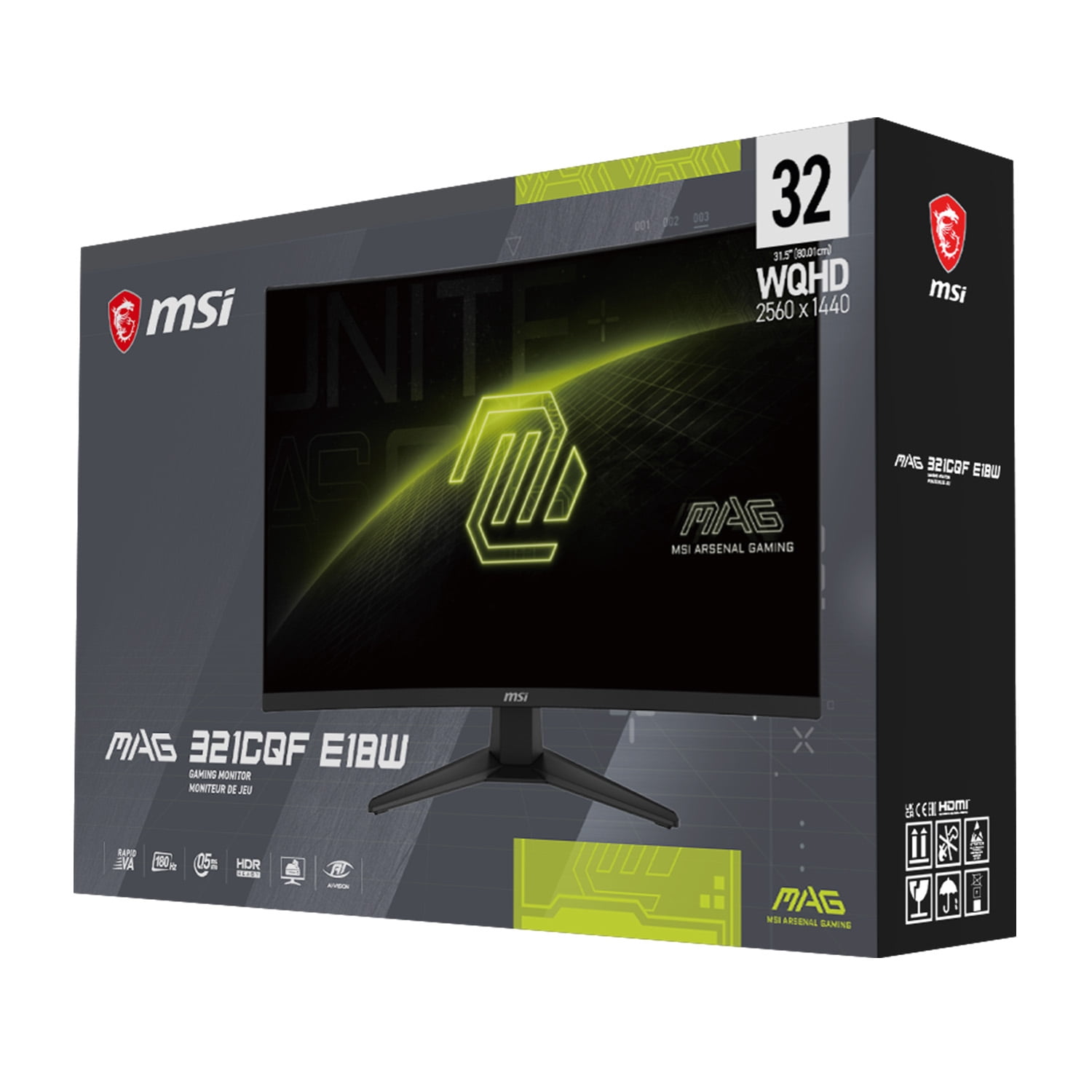 MSI, Curved FHD Gaming Monitor, 31.5