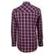 thumbnail image 3 of Camisa Vaquera Wrangler Hombre Manga Larga U17 vino G, 3 of 6