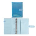 thumbnail image 3 of Waterproof Durable A5 Binder Cover,  PU Leather Portable 6  Binder For Cards Bills Money Pens And Documents, 3 of 8