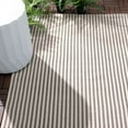 thumbnail image 2 of Pinstripe Navy/Ivory Handwoven Indoor/Outdoor Rug, 4' x 6', 2 of 5