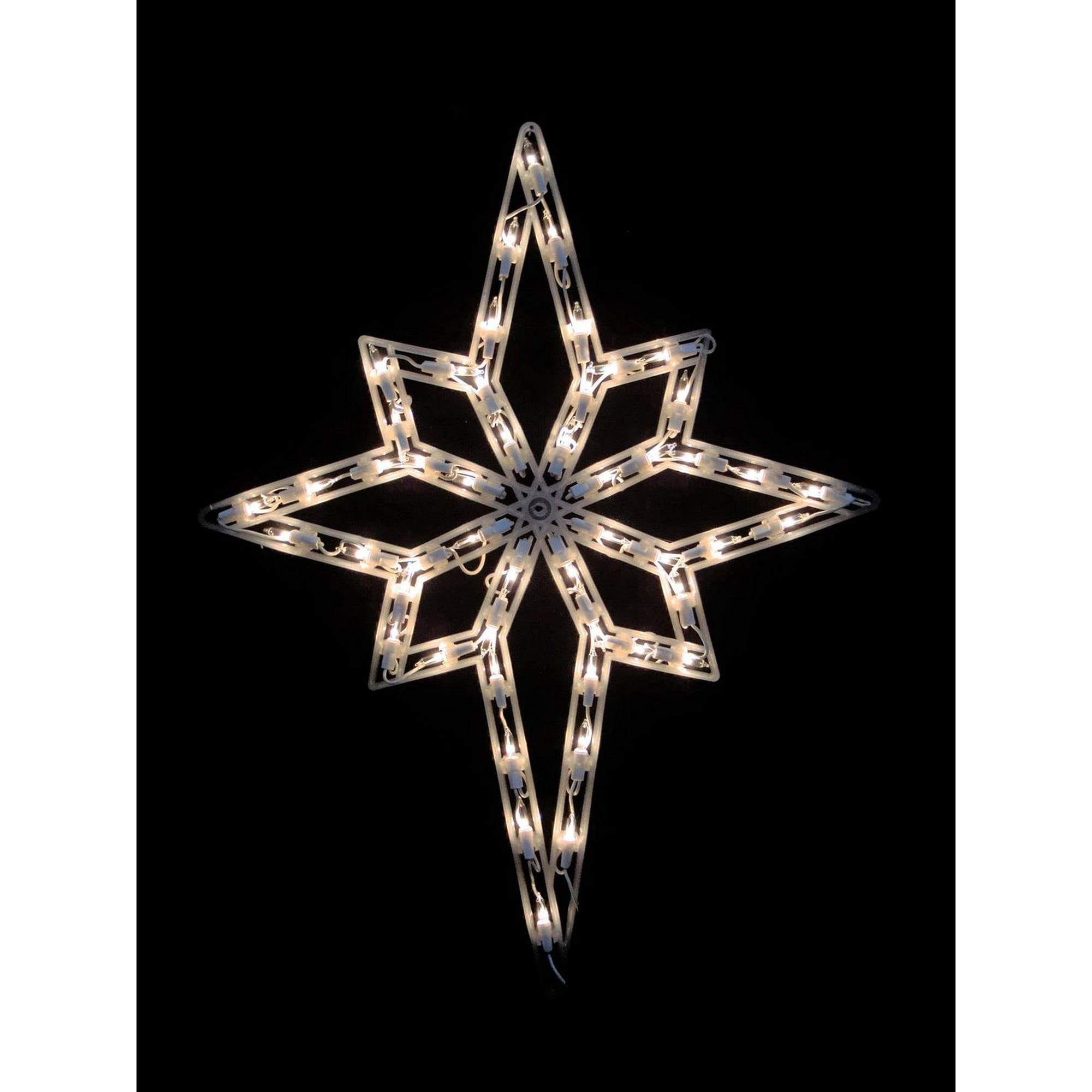 18 Lighted Star Of Bethlehem Double Sided Christmas Window