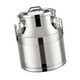 thumbnail image 4 of Lechera, cubo de leche, resistente, elegante, de acero inoxidable, ligero, para aceite, jarra, para apartamento, transporte, hogar, cafetería, cocina 28 litros, 4 of 8