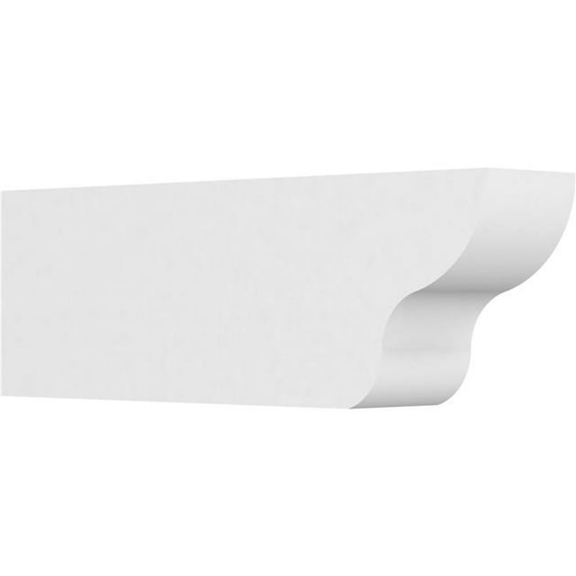 Ekena Millwork RFTP06X10X30GRN 10 x 6 x 30 in. Standard Greensboro Architectural Grade PVC Rafter Tail