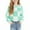 Green, variant on Girls Crop Color Block Hoodies Casual Loose Plaid Long Sleeve Pullover Top Kids Cute Fashion Fall Sweatshirts for 5-15 Years