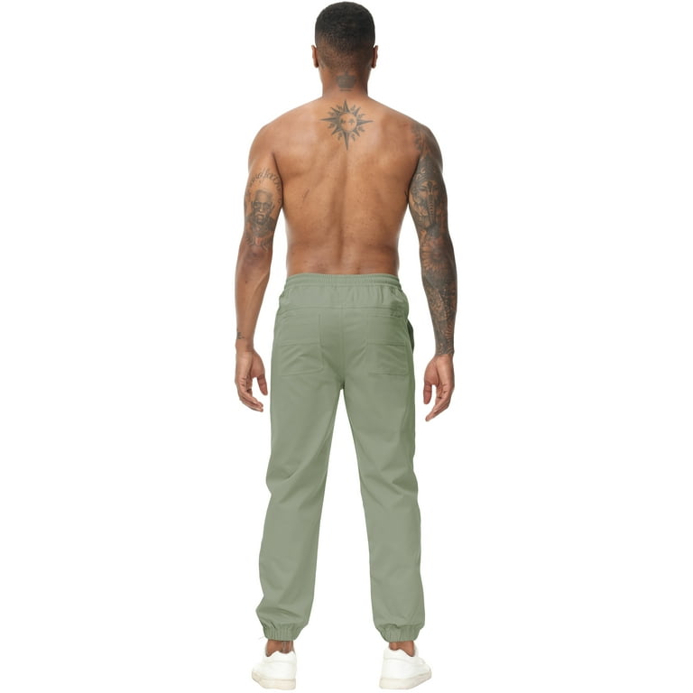  OUTSON Mens Fashion Joggers Sports Pants Casual Cotton Cargo  Pants Gym Sweatpants Trousers Mens Long Pant Thin Sage Green : Clothing,  Shoes & Jewelry