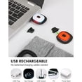 thumbnail image 4 of Unisex Beanie Hat with Light, USB Rechargeable Hands Free LED Headlamp Cap, 4 of 4