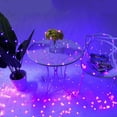 thumbnail image 3 of 9.8ft x 6.6ft 200 LED Christmas Net Lights, 8 Modes Mesh Fairy Christmas Lights, Net String Christmas Lights for Xmas Tree Decorations (Purple), 3 of 6