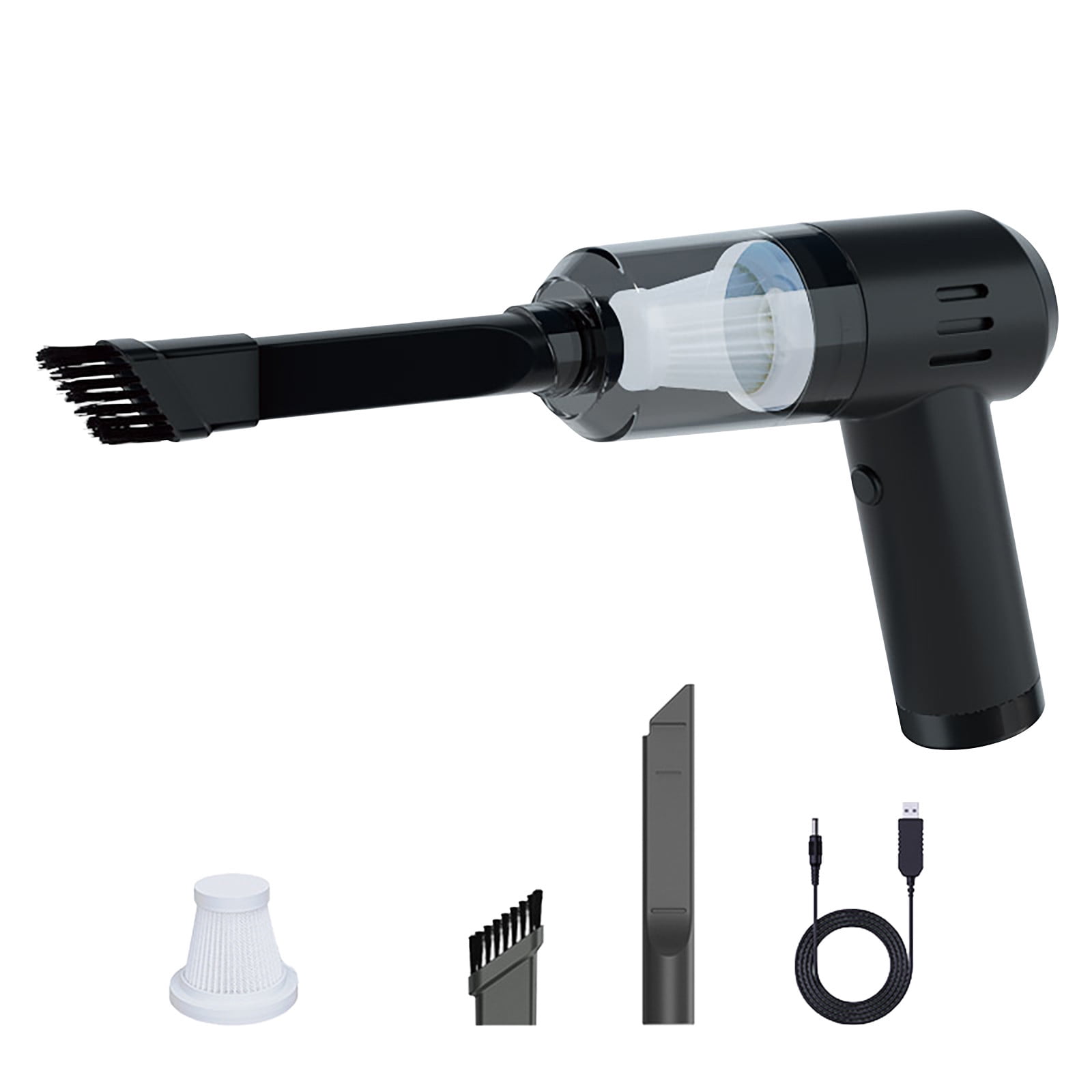 Meitianfacai Portable Car Vacuum Cleaner 9000Pa Wireless Handheld Car Household Vacuum Cleaner USB Rechargeable, for Car Bed Sofa Keyboard Pet Hair Cleaning